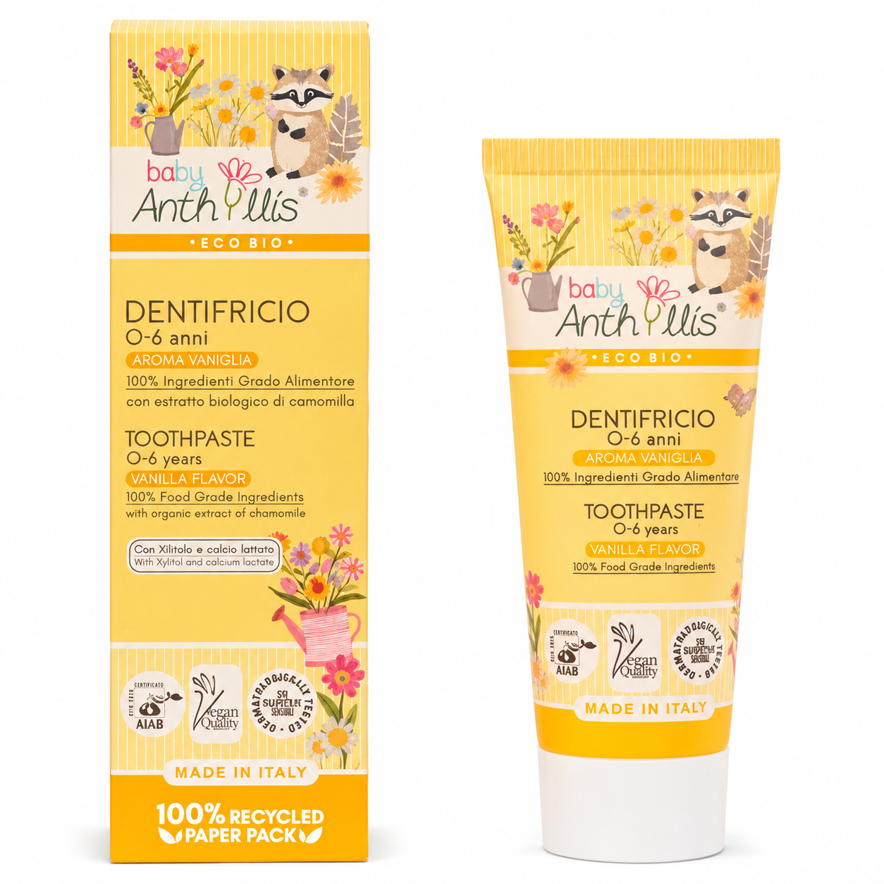 Baby Anthyllis Toothpaste 0-6 Years 75 ML